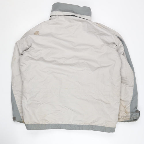 Decathlon Men's Grey Windbreaker Jacket Size 46