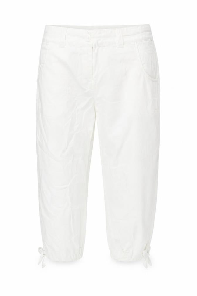 Front view of H&M Women's White Trousers, size 12