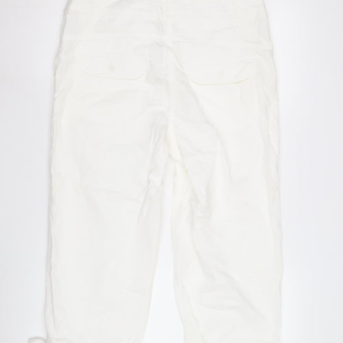 H&M Women's White Trousers Size 12