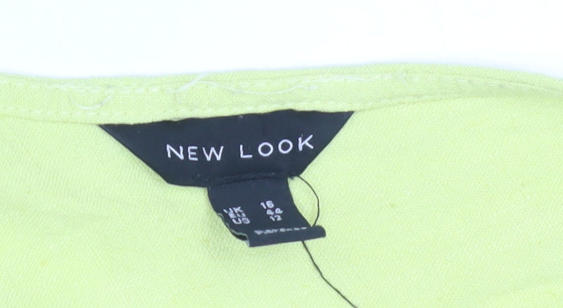 New Look Women's Yellow Sleeveless Jumpsuit Size 16