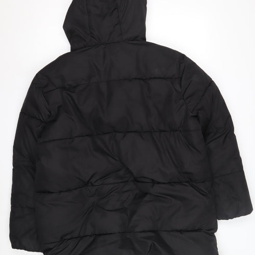 New Look Women's Black Puffer Jacket Size 10