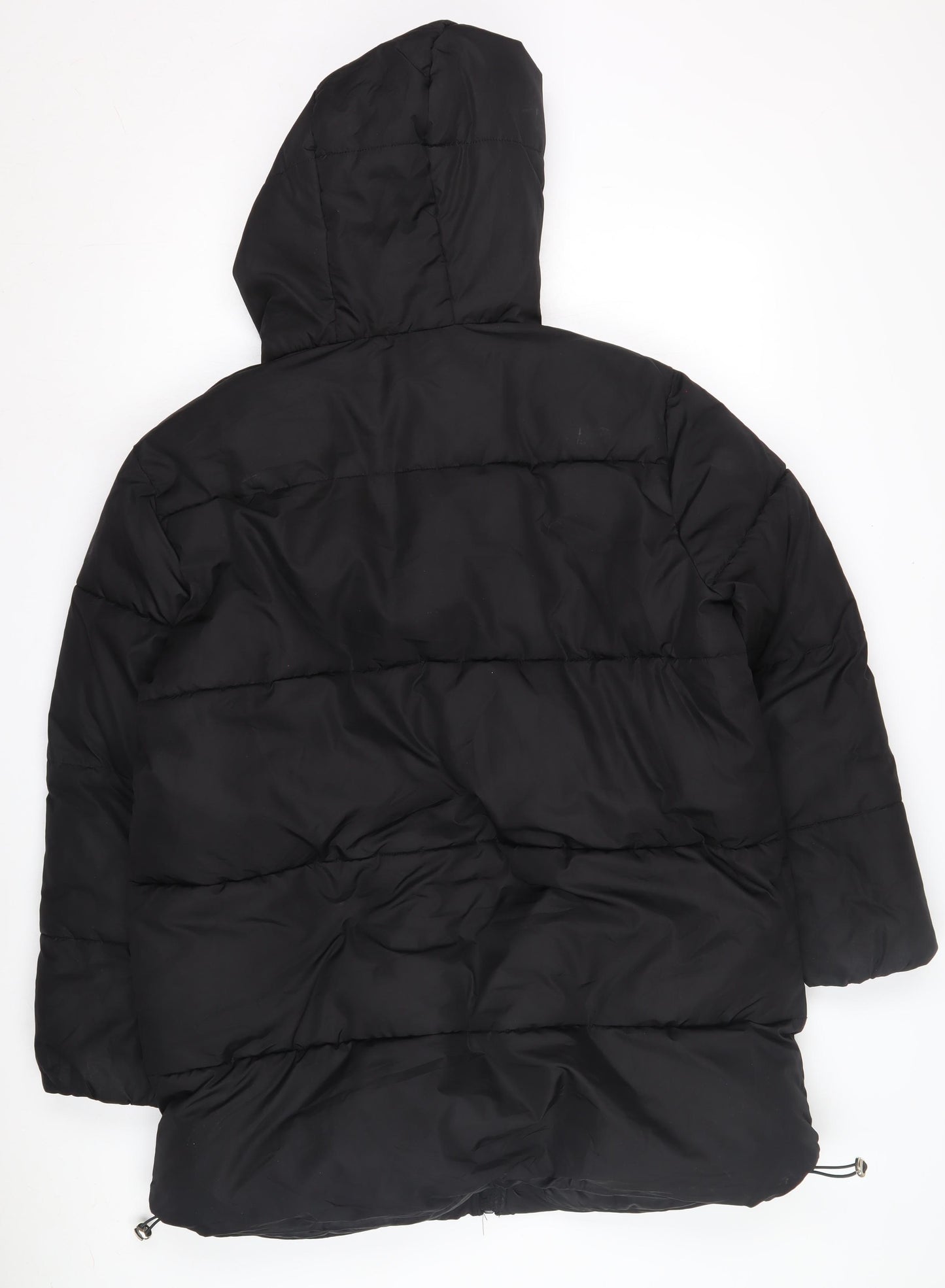 New Look Women's Black Puffer Jacket Size 10