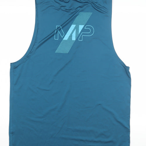 MP Men's Blue XL Tank Top Sleeveless Activewear