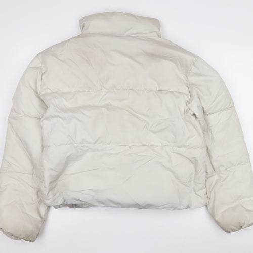 Old Navy Women's White S Puffer Jacket Winter