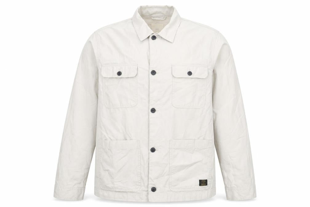 H&M Beige Men’s XL Casual Jacket, Button Style