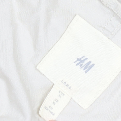 H&M Beige Men’s XL Casual Jacket, Button Style