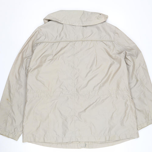 Debenhams Women's Beige Hooded Mid-Length Jacket