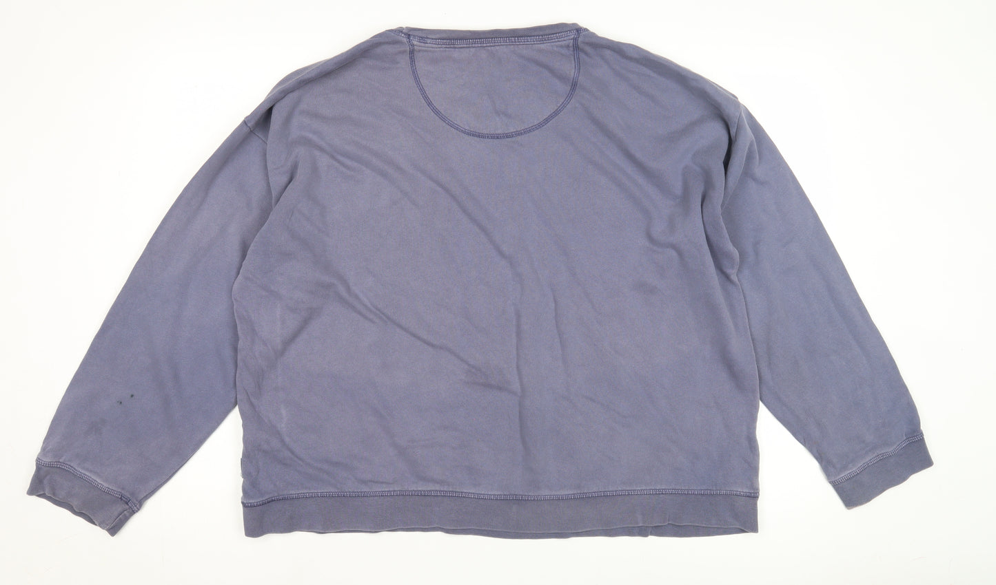 Fat Face Blue Sweatshirt Unisex Adults Size 18 Logo Pullover