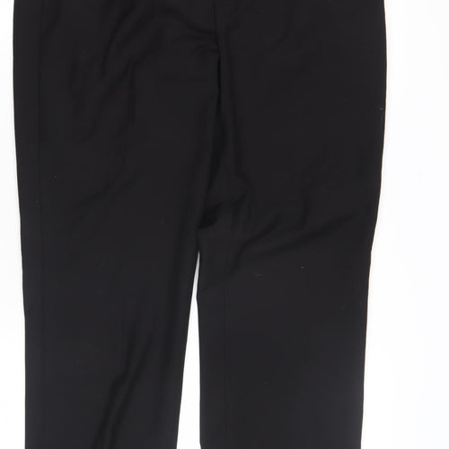 Butler & Webb Men's Black Straight Trousers, Size 32