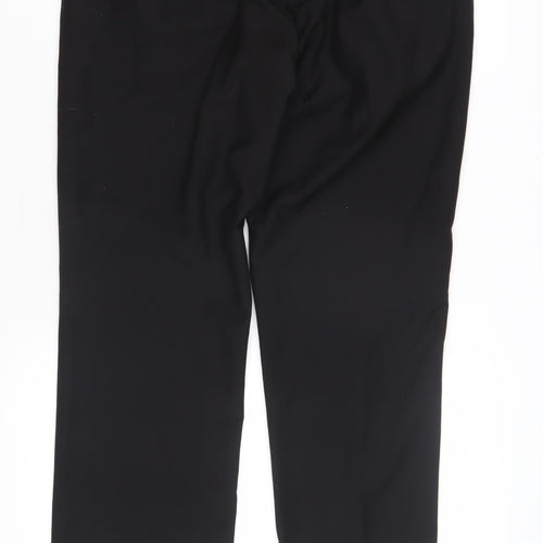 Butler & Webb Men's Black Straight Trousers, Size 32