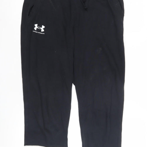 Under Armour Boys Black Jogger Trousers M - Activewear