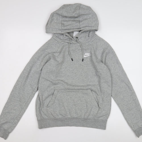 Nike Women's Grey Pullover Hoodie XS - Sports & Casual
