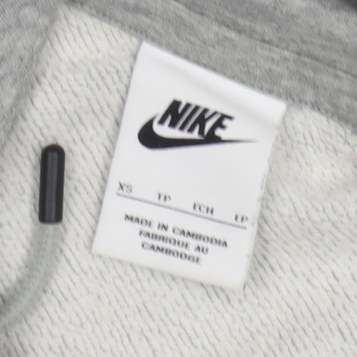 Nike Women's Grey Pullover Hoodie XS - Sports & Casual