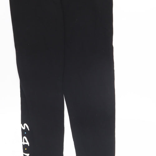 Primark Girls Black Friends Leggings 11-12 Years TV Theme