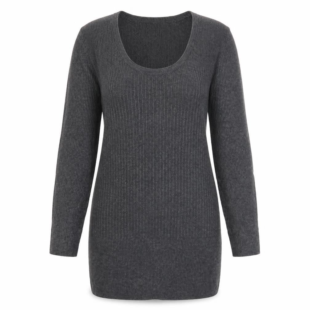 Front view of Marks & Spencer Women's Grey jumper, size 8