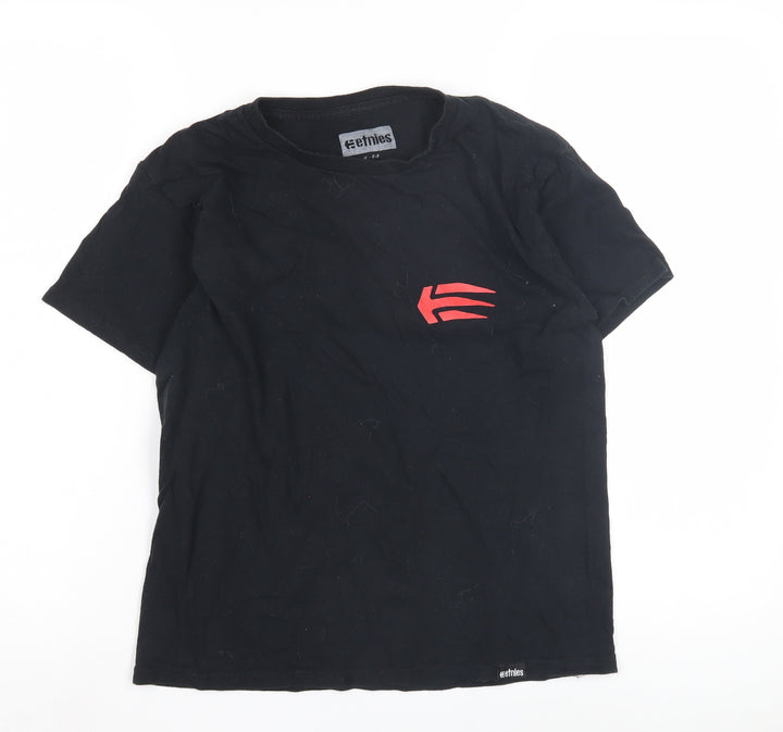 Etnies Unisex Black Medium T-Shirt - Cotton Crew Neck