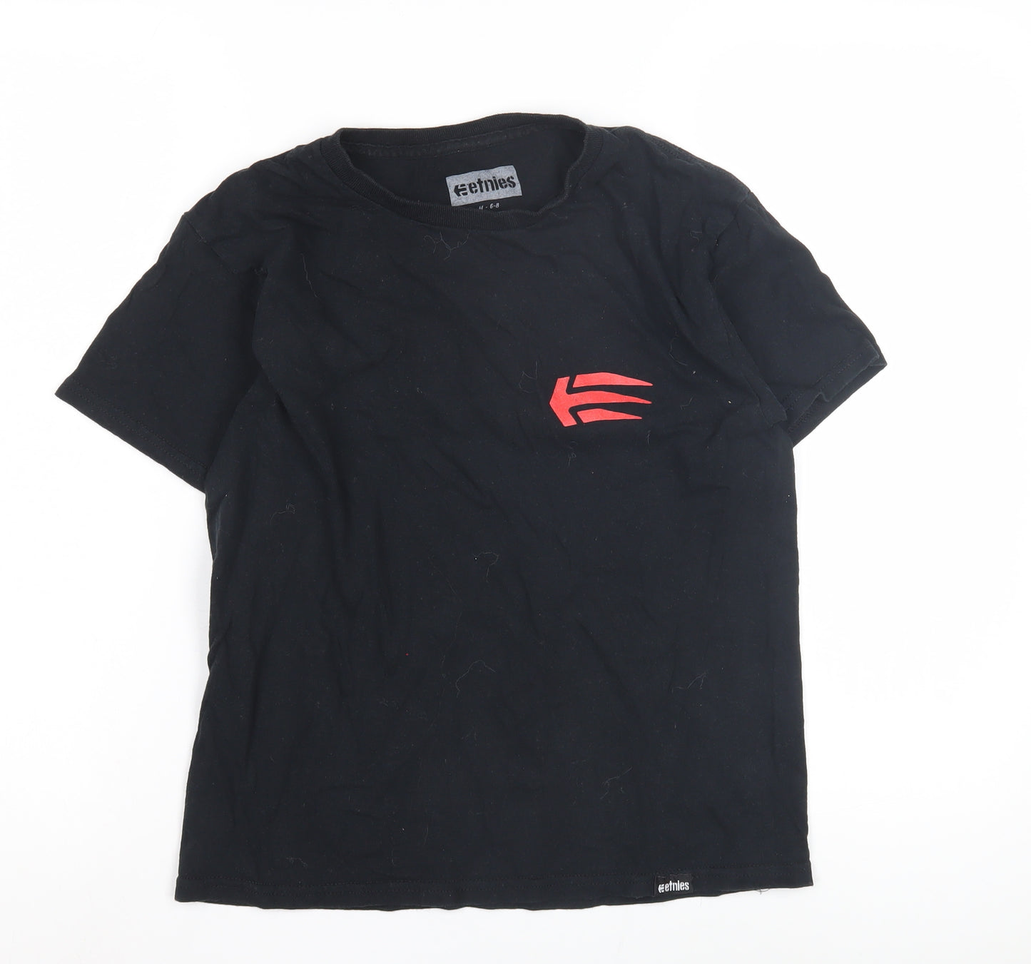 Etnies Unisex Black Medium T-Shirt - Cotton Crew Neck