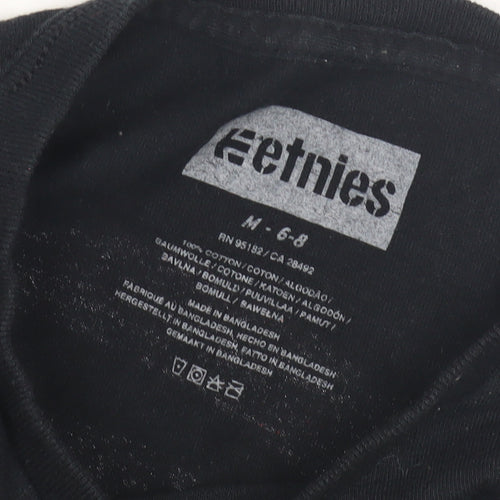 Etnies Unisex Black Medium T-Shirt - Cotton Crew Neck
