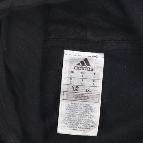 Adidas Men's Black L Pullover Hoodie Football