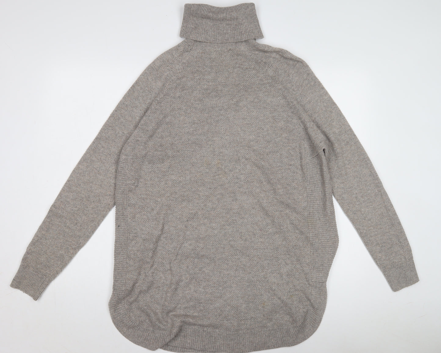 Warehouse Women's Grey Roll Neck Pullover Jumper