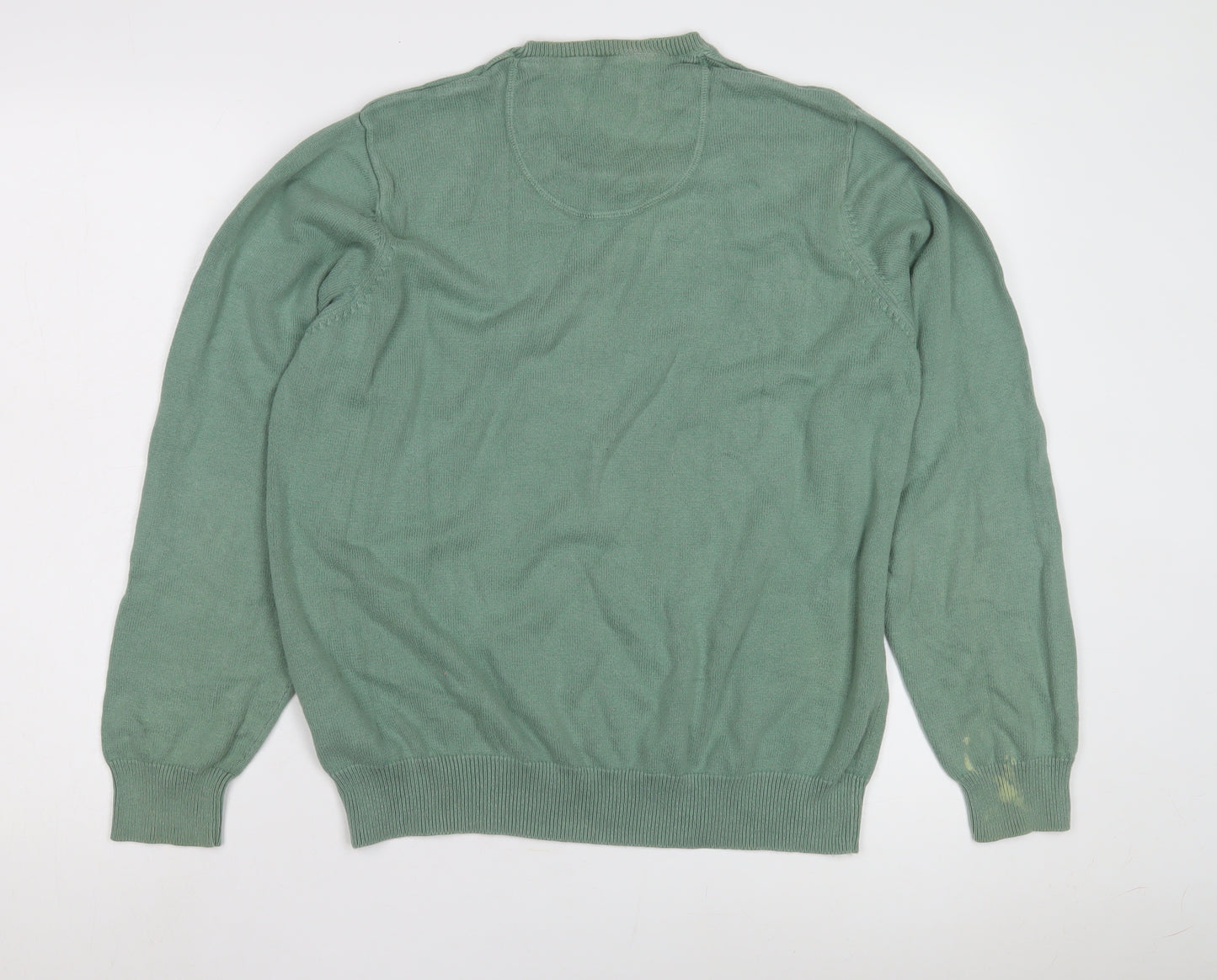 Marks and Spencer Green Men's Pullover Jumper, Large
