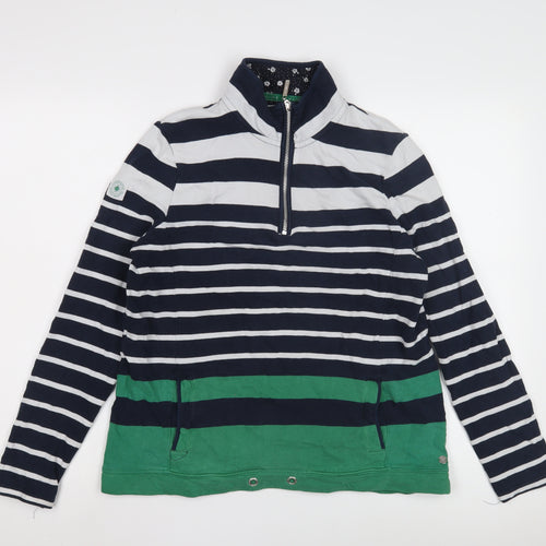 Maine New England Women's Striped Sweatshirt Size 14