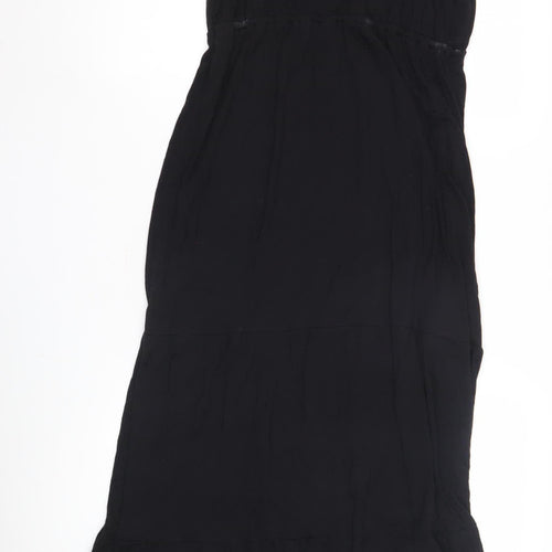Next Women’s Black Maxi Dress, Size 8, Summer Casual