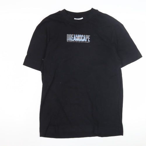 Collusion Men’s Black XS Music Graphic T-Shirt
