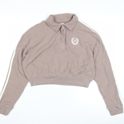 Victoria's Secret PINK Beige XS Collared Sweatshirt Women