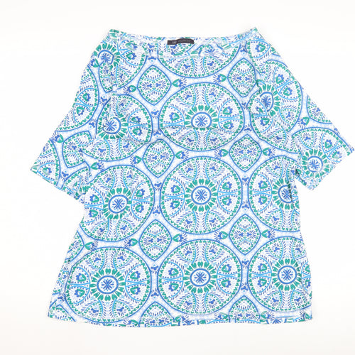 Marks and Spencer Women's 3/4 Sleeve Geometric Blouse