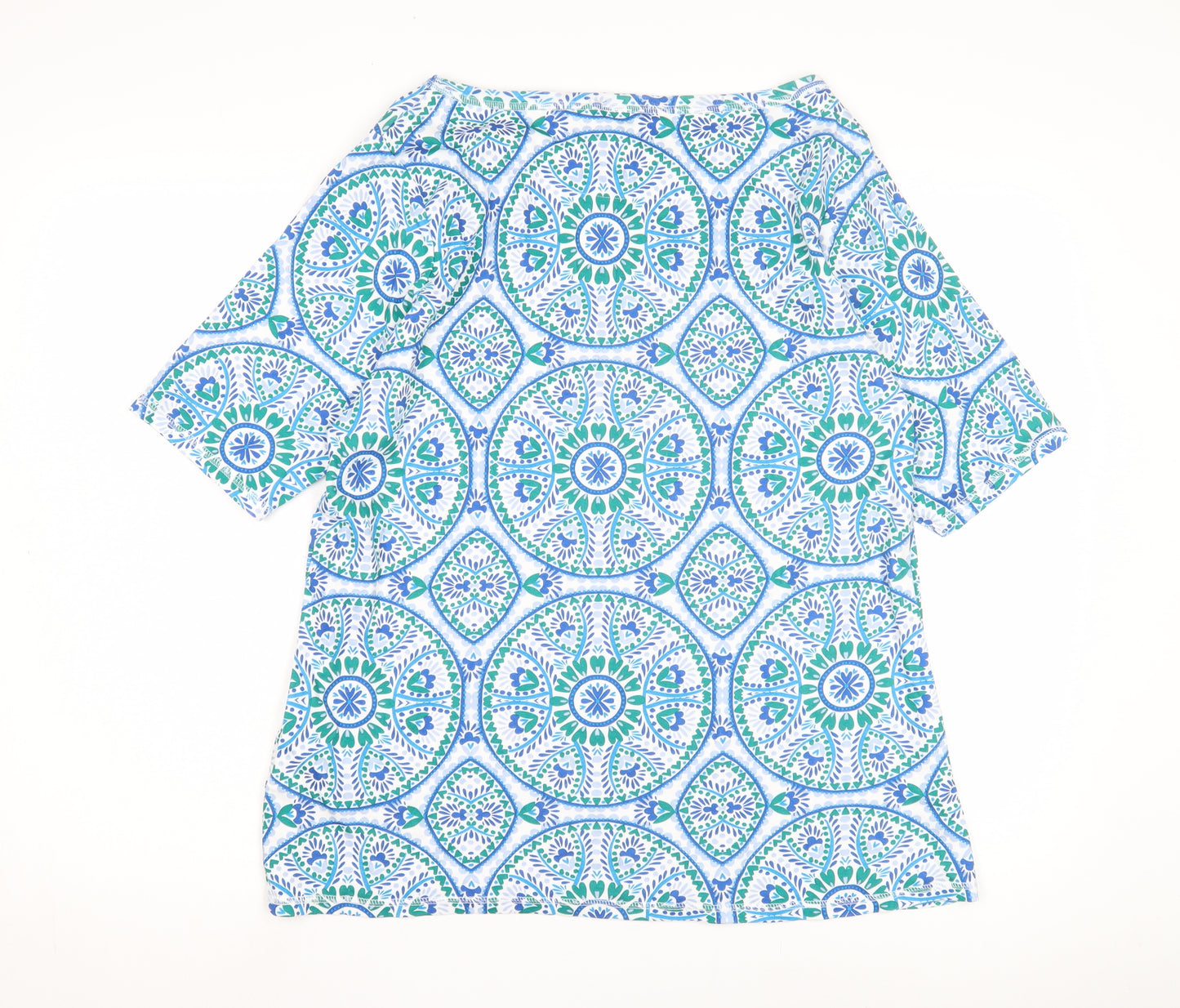 Marks and Spencer Women's 3/4 Sleeve Geometric Blouse