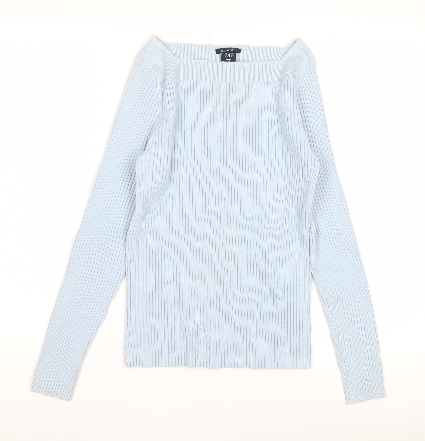 GAP Women’s Blue Boat Neck Pullover Jumper - M