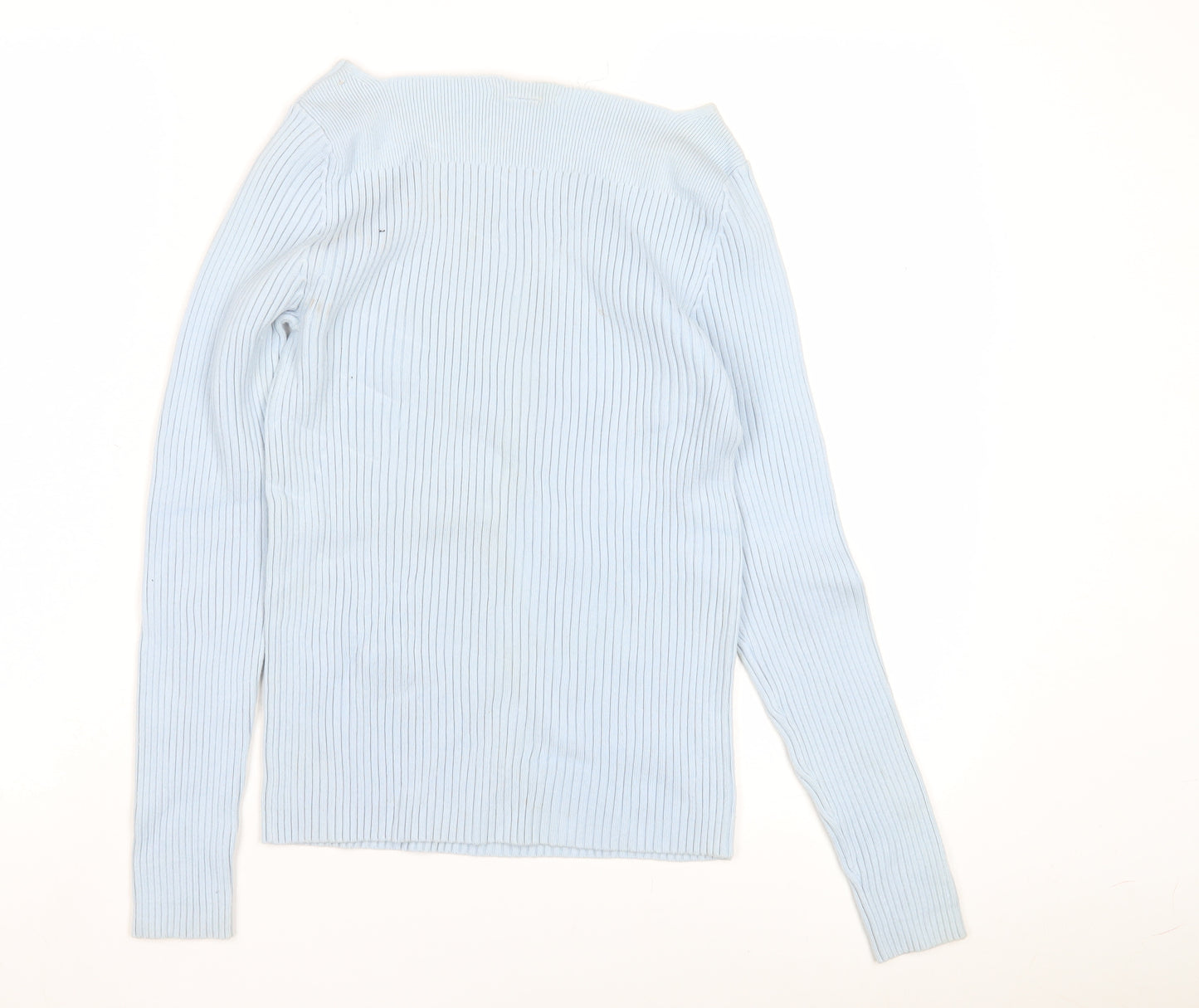 GAP Women’s Blue Boat Neck Pullover Jumper - M
