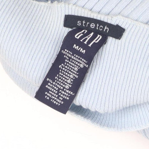 GAP Women’s Blue Boat Neck Pullover Jumper - M