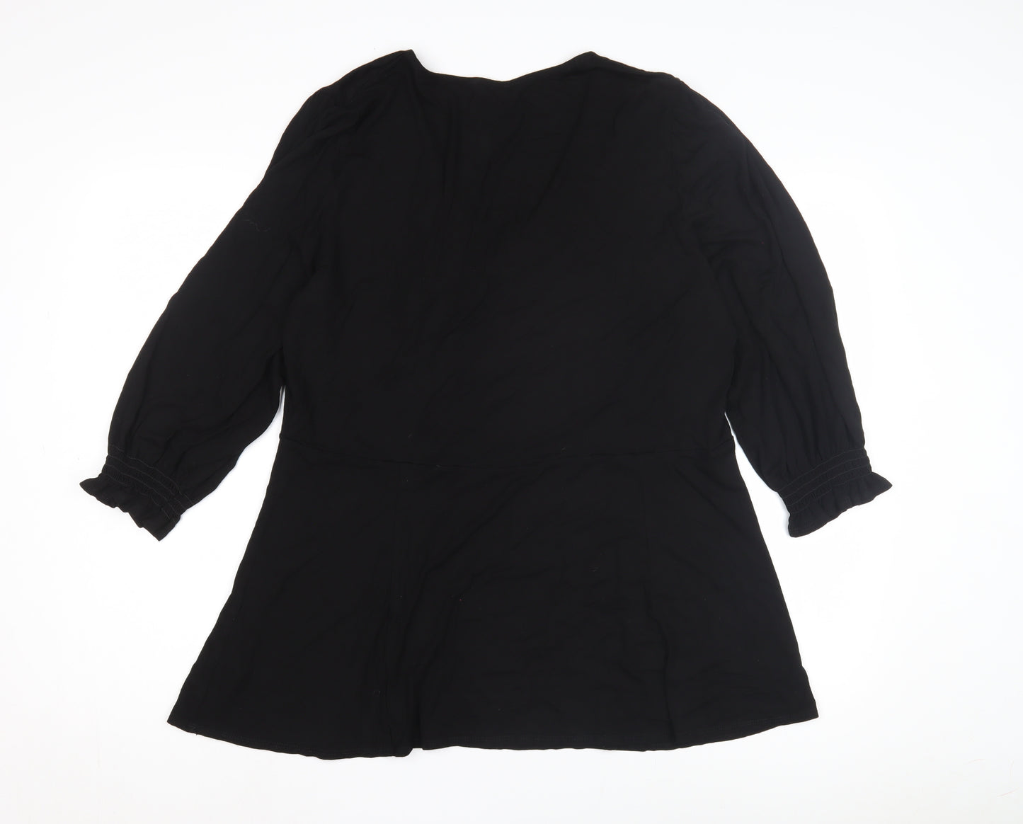 Friends Like These Women's Black V-Neck Blouse Size 14