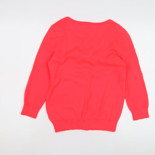 Jacqueline de Yong Women Pink Cardigan S Cotton