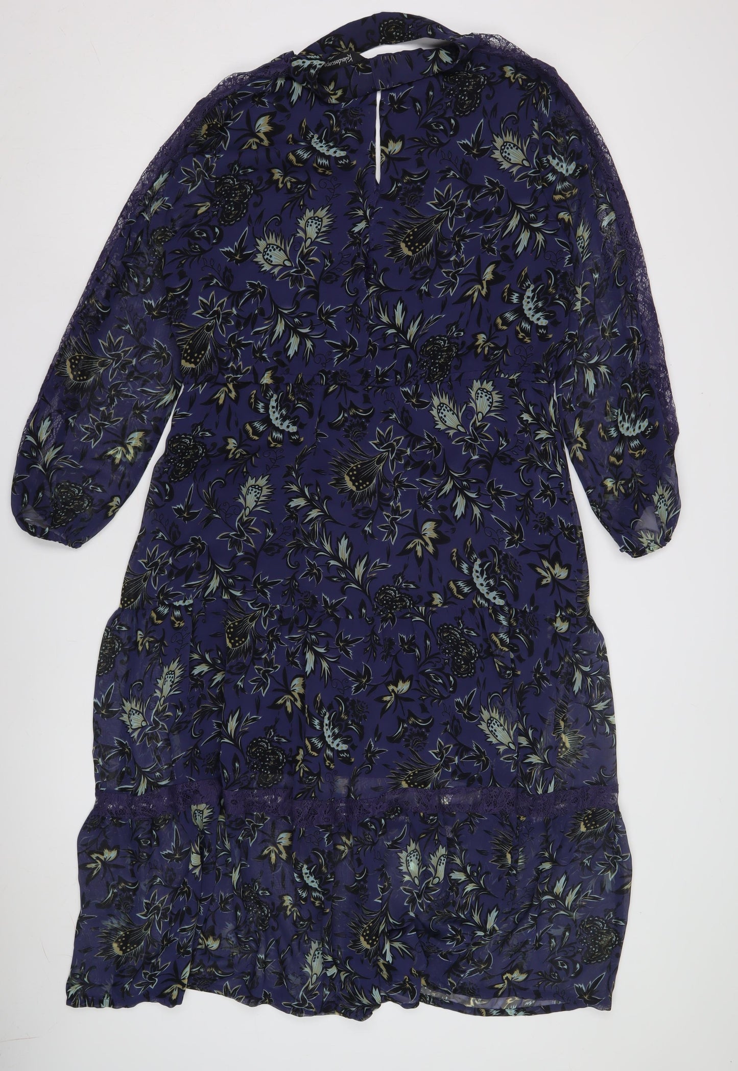 Kaleidoscope Women's Multicoloured Floral Dress Size 14