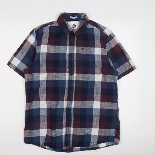 TOG24 Men's Checkered Relaxed Fit Shirt M