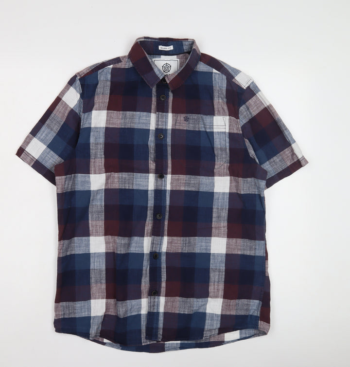 TOG24 Men's Checkered Relaxed Fit Shirt M