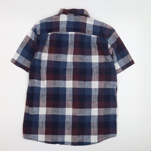 TOG24 Men's Checkered Relaxed Fit Shirt M