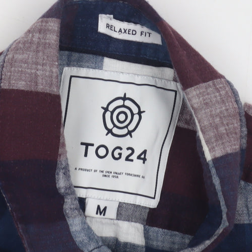 TOG24 Men's Checkered Relaxed Fit Shirt M