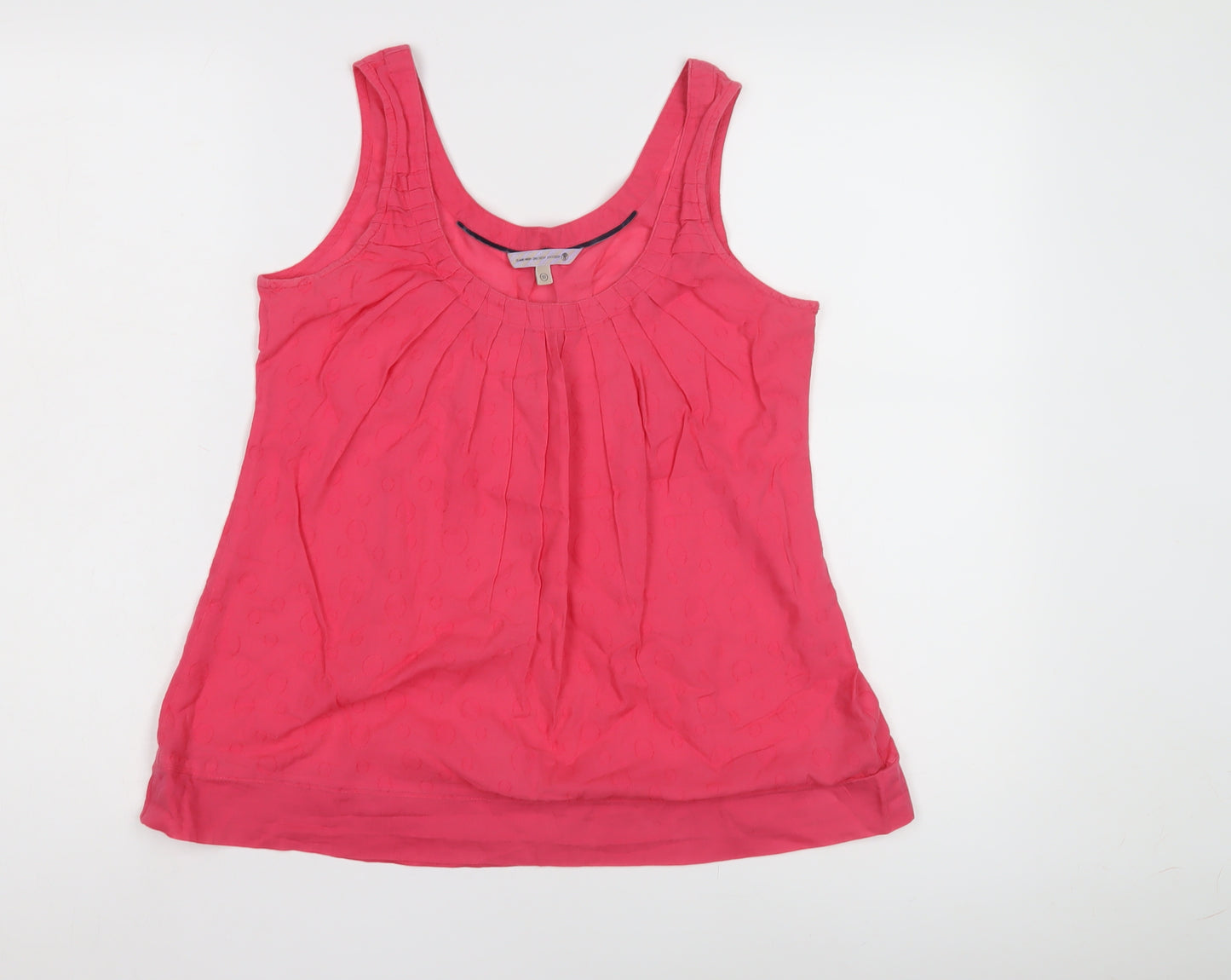 Women's Pink Tank Top, Size 10, Scoop Neck, Casual
