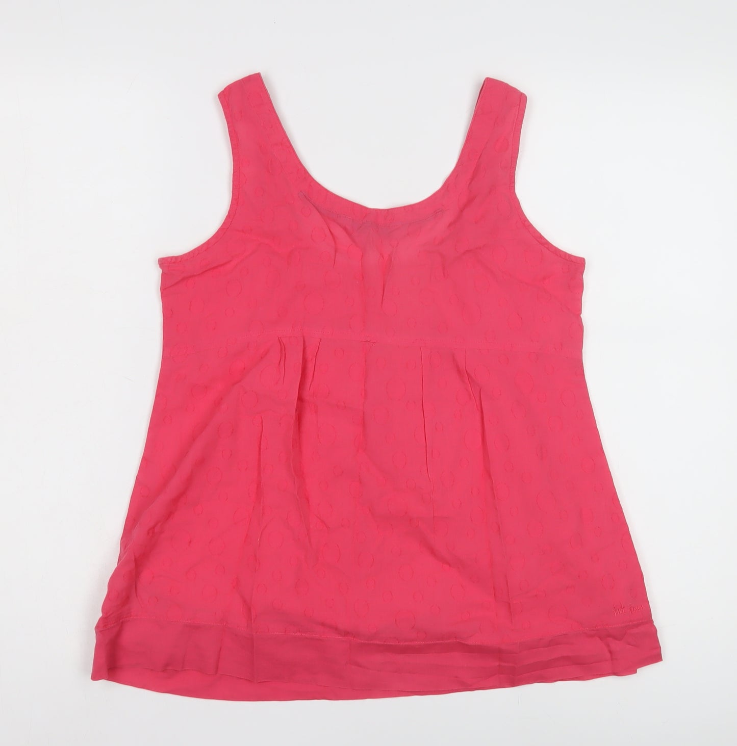 Women's Pink Tank Top, Size 10, Scoop Neck, Casual