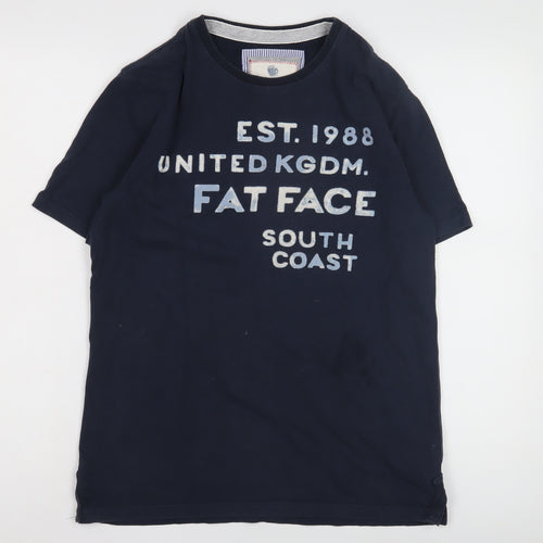 Fat Face Men’s Blue Graphic Print T-Shirt Size S