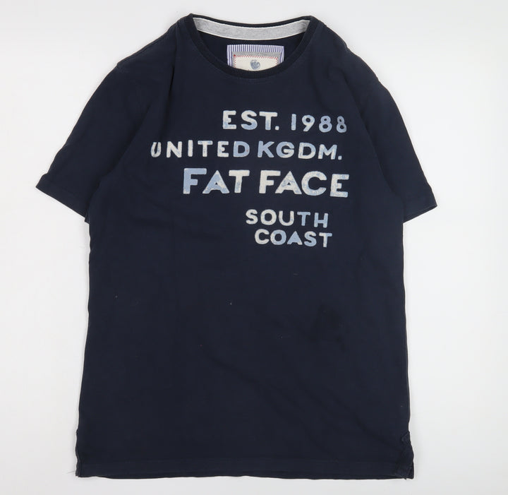 Fat Face Men’s Blue Graphic Print T-Shirt Size S