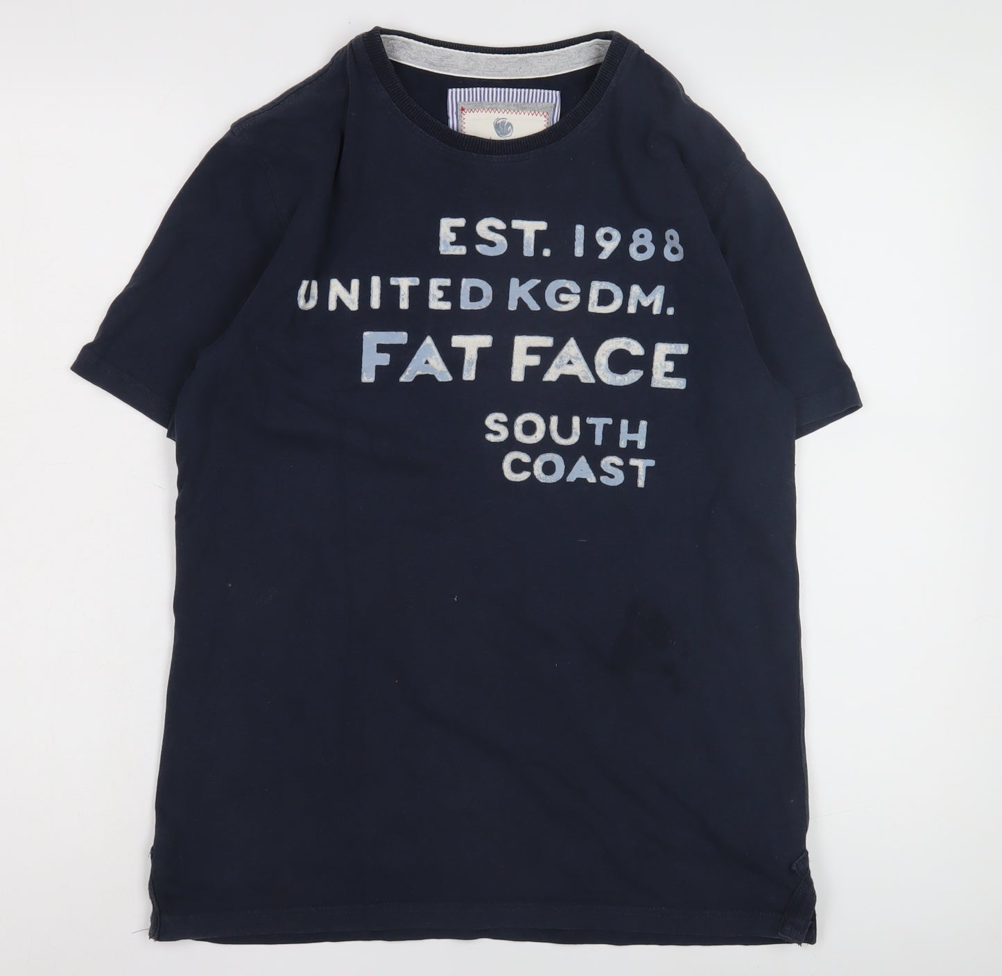 Fat Face Men’s Blue Graphic Print T-Shirt Size S