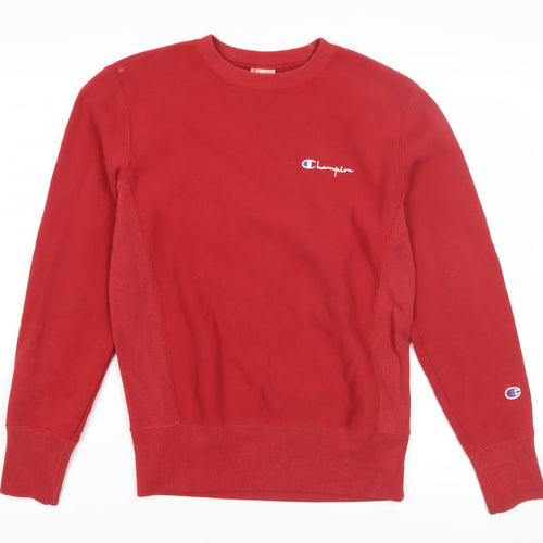 Champion Women's Red Pullover Sweatshirt XS