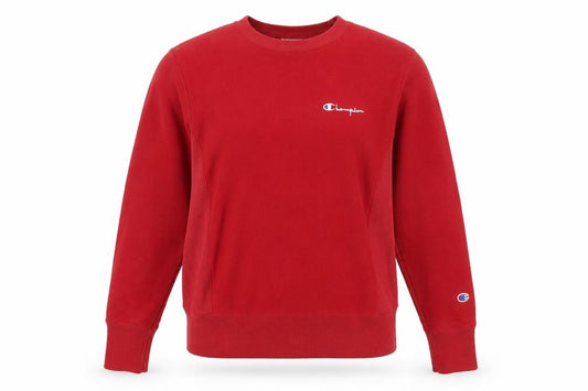 Front view of Champion Women's Red Pullover Sweatshirt XS