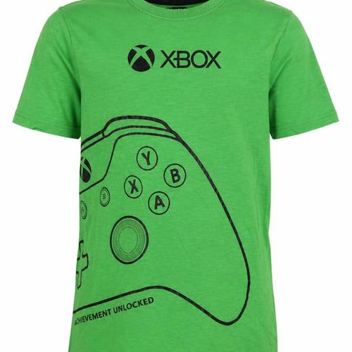 Xbox Boys Green Graphic Print T-Shirt, L, Casual Summer