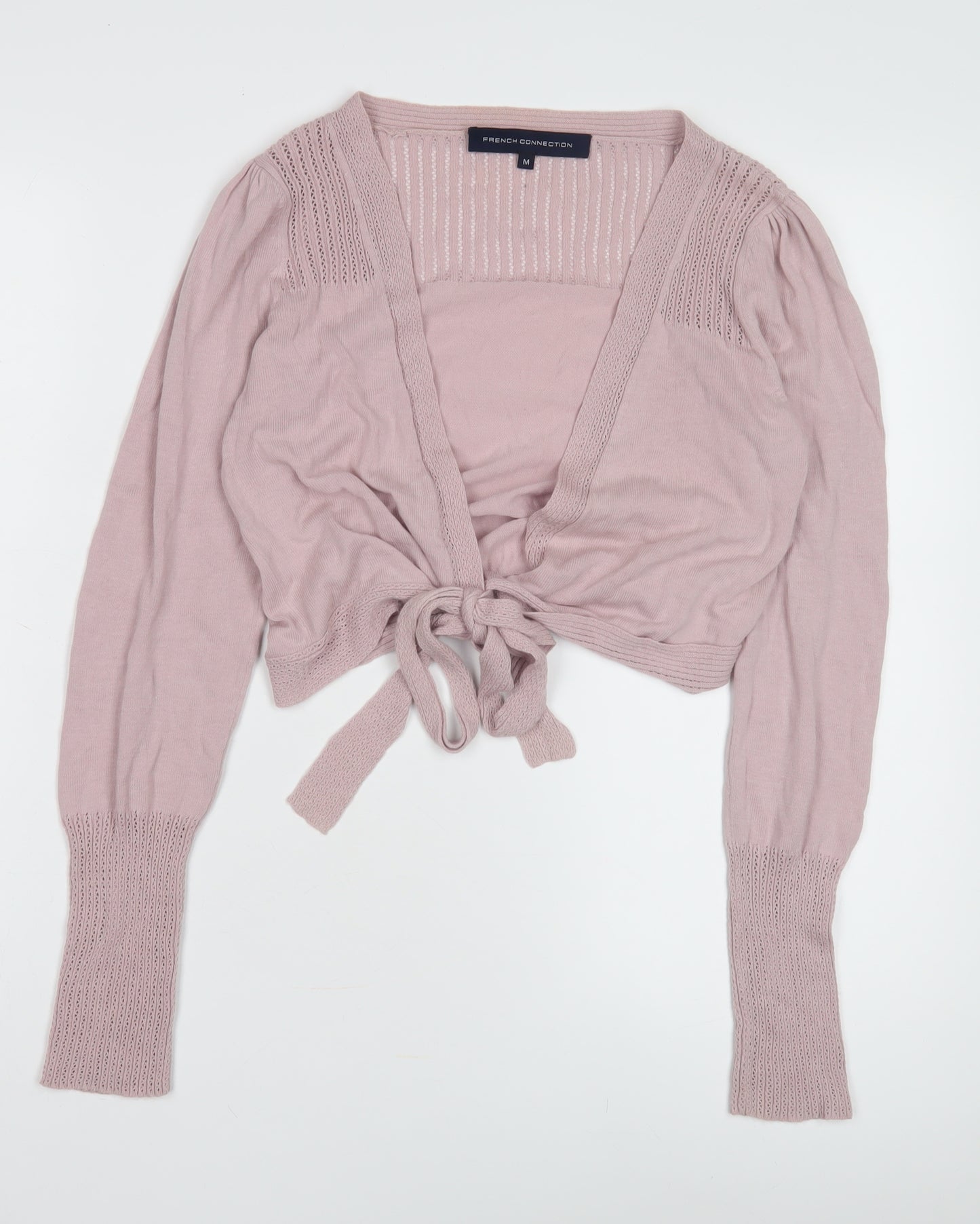 French Connection Women's Pink Cardigan M